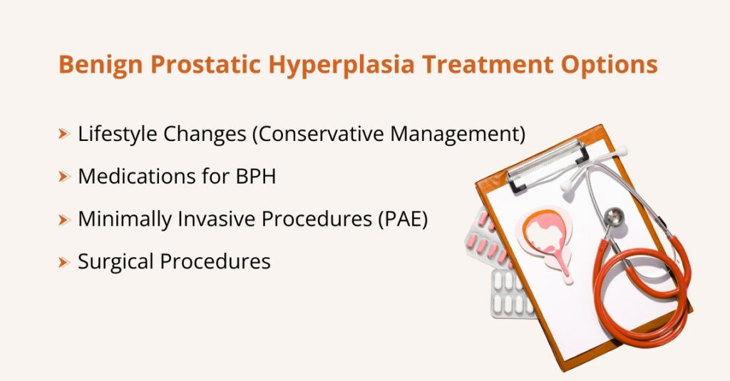 benign prostatic hyperplasia treatment options