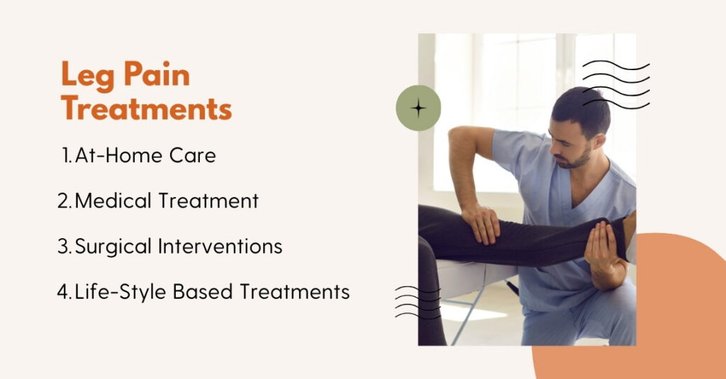 leg pain treatment options