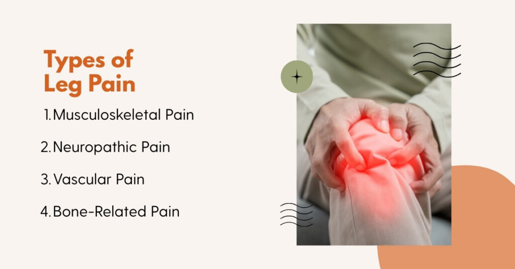 types of leg pain