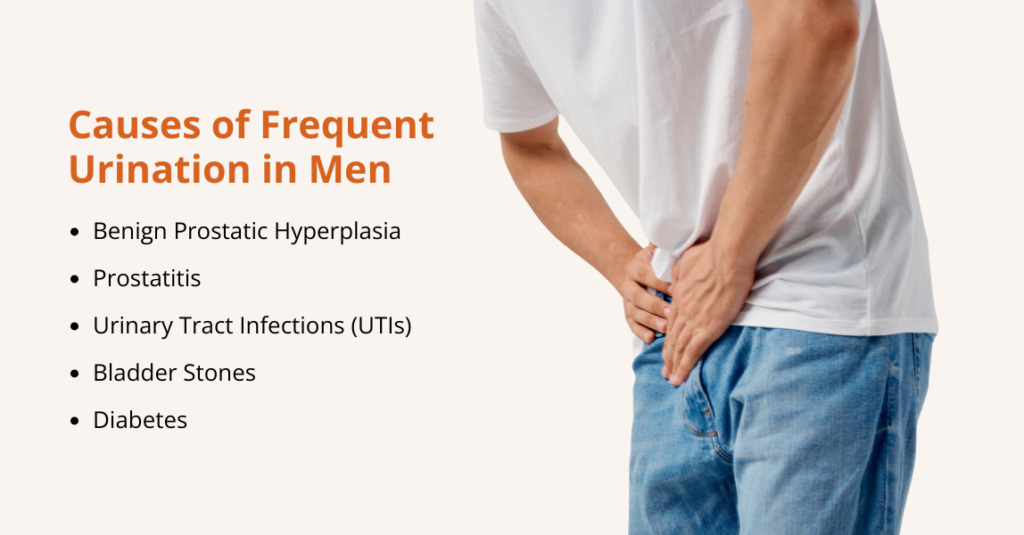 what causes frequent urination in men